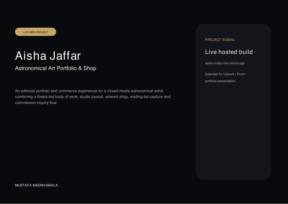 Aisha Jaffar preview